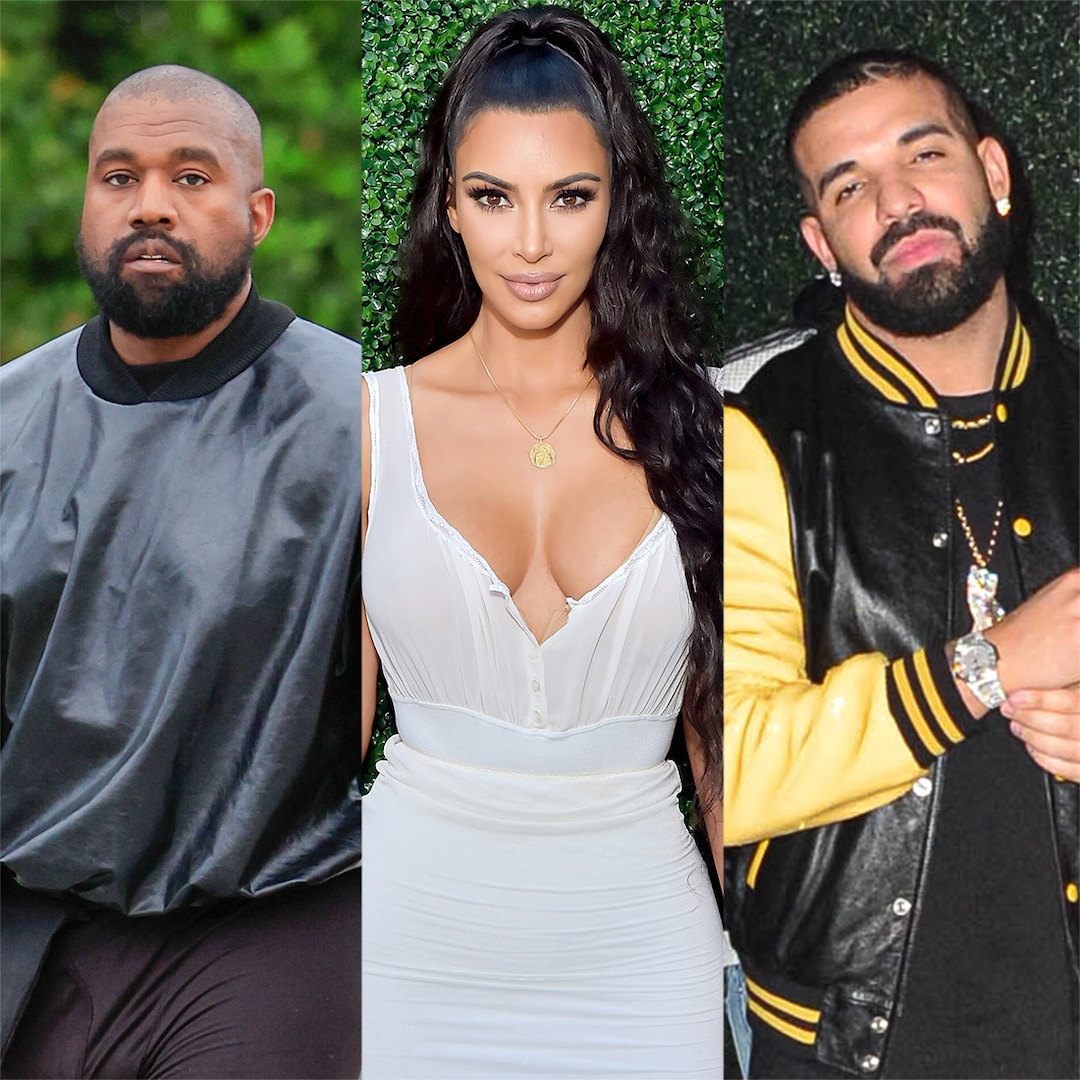 Kim Kardashian reacts to Kanye accusing him of cheating with Drake